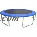 ExacMe 12-Foot Trampoline, with Enclosure and Ladder, Blue   